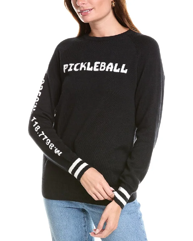 27 Miles Malibu Pickleball Raglan Cashmere-Blend Sweater High Neck Crew Neck V-Neck