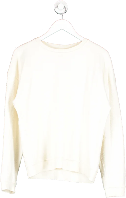 American Vintage Cream Men's Jumper Dazington UK S Terry Terry Cloth Terry Knit