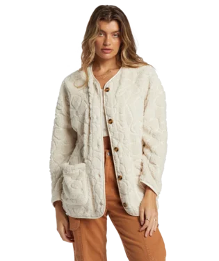 Billabong Fireside Cozy Womens button Sweater High Neck Crew Neck V-Neck