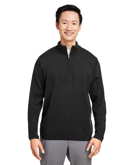 Harriton Unisex Pilbloc  Quarter-Zip Sweater M421 Sweater Knitwear Pullover