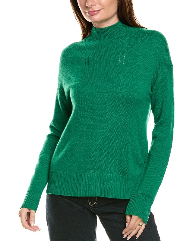 Kier+J Turtleneck Wool & Cashmere-Blend Sweater Welt Pockets Slit Pockets Flap Pockets Kier+J Turtleneck Wool & Cashmere-Blend Sweater Welt Pockets Slit Pockets Flap Pockets