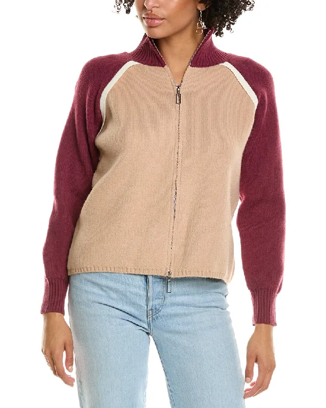 Madison Miles Zip Sweater Soft Cozy Warm