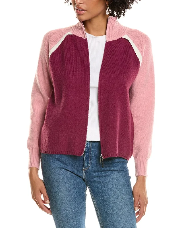 Madison Miles Zip Sweater Zippered Buttoned Snapped
