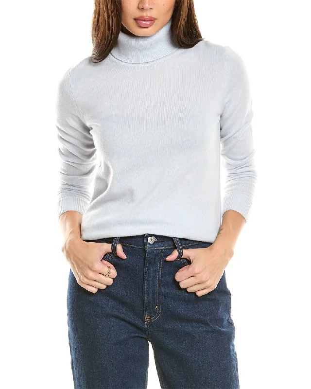 Malo Cashmere Turtleneck Wool & Cashmere-Blend Sweater Lightweight Heavyweight Midweight