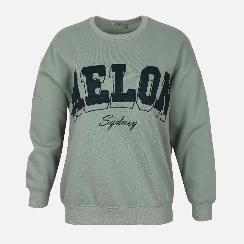 LADIES FLEECE SWEATERSHIRT Spandex Rayon Corduroy