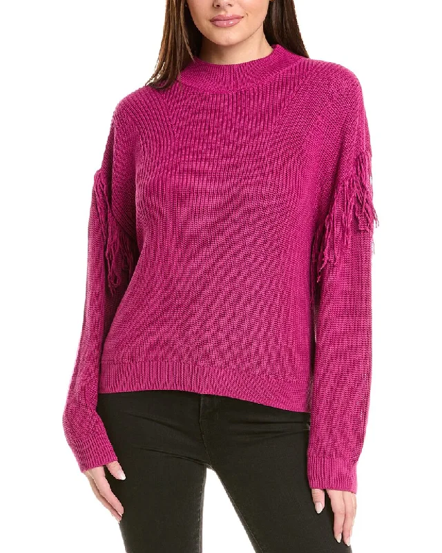 Nation LTD Carine Fringe Sweater Wool Sweater Cotton Sweater Cashmere Sweater